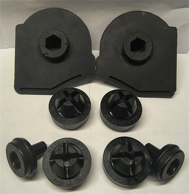 Упоры под домкрат с ПЛАСТИКОВОЙ ЮБКОЙ (Volkswagen, Skoda, Audi ), КОМПЛЕКТ 8 шт. - на 4 стороны авто 2278